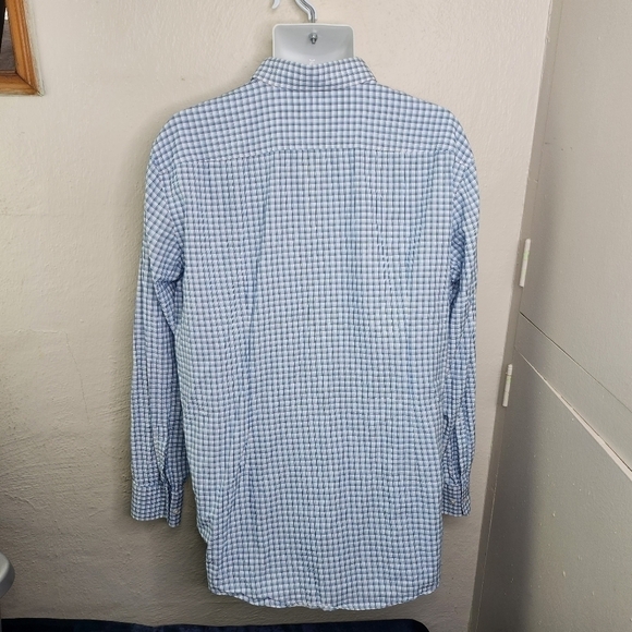 Hugo Boss Sharp Fit Long Sleeve Button Down Shirt Men Size 17 - Picture 10 of 10